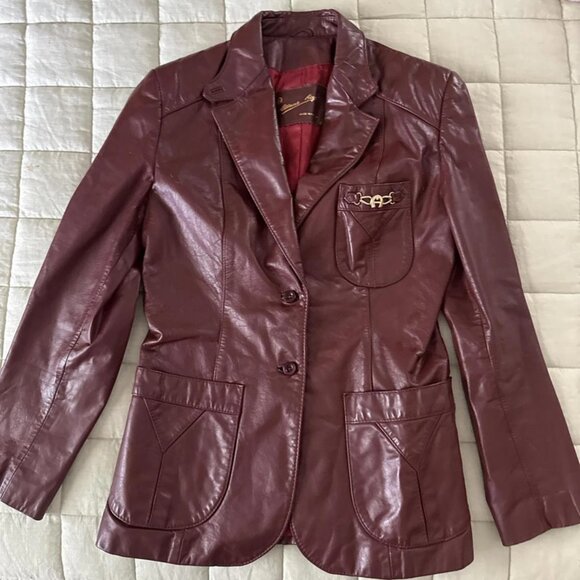Etienne Aigner Jackets & Blazers - Vintage Leather Blazer